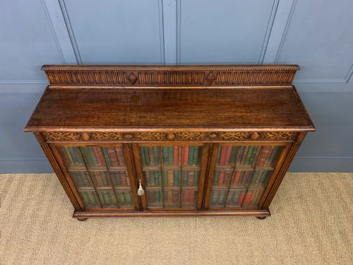 fig 4. Waring and Gillow Oak Bookcase