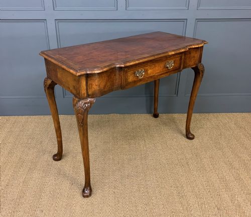 Burr Walnut Side Table