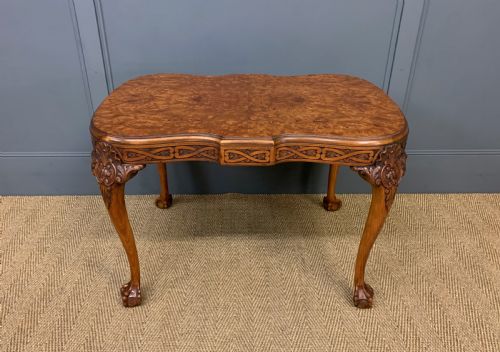 Large Sized Burr Walnut Coffee Table
