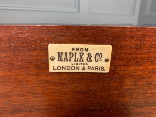 fig 2. Maple and Co Inlaid Satinwood Display Cabinet
