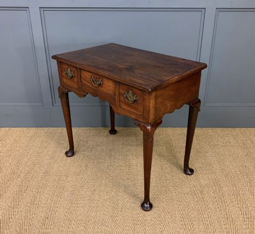 Georgian Walnut Lowboy Circa 1760