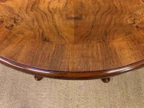 fig 3. Burr Walnut Centre Table by Waring and Gillow