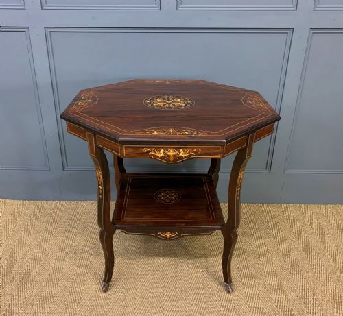 Inlaid Rosewood Table by James Shoolbred