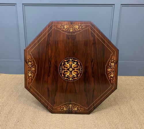 fig 3. Inlaid Rosewood Table by James Shoolbred