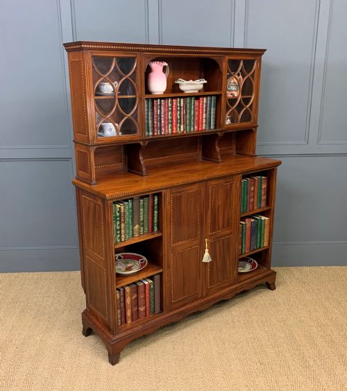 Edwardian Inlaid Mahogany Chiffonier