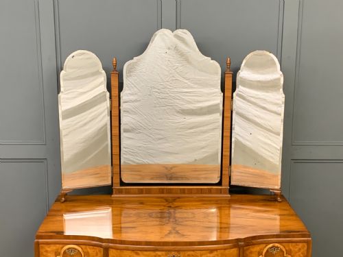 fig 5. Waring and Gillow Burr Walnut Dressing Table