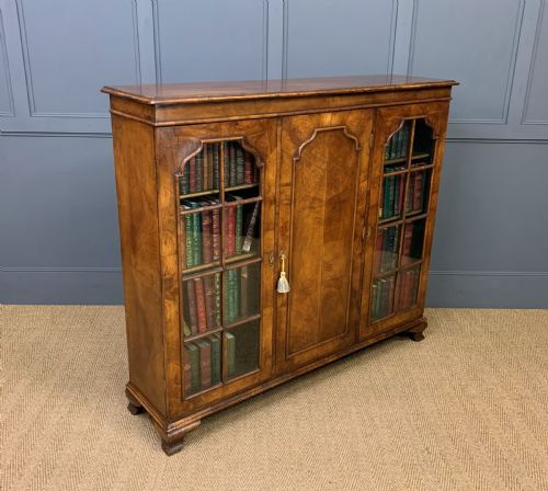 Burr Walnut Bookcase