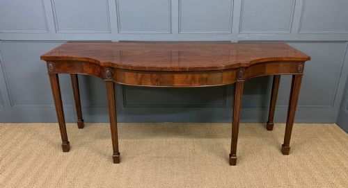 Substantial George III Mahogany Serving Table