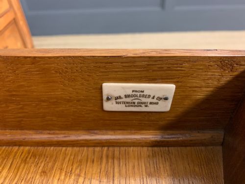 fig 3. Inlaid Satinwood Carlton House Desk by Jas Shoolbred