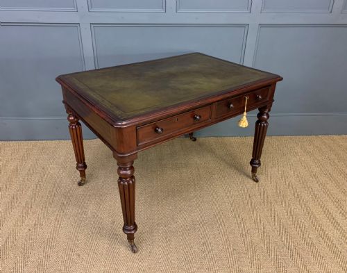 Victorian Mahogany 2 Drawer Writing Table