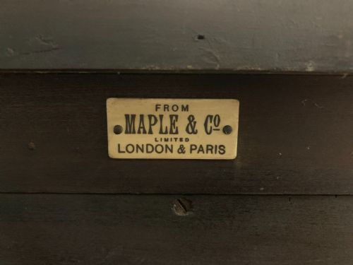 fig 4. Maple and Co Inlaid Mahogany Display Cabinet