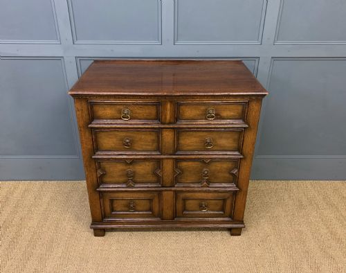 Oak Jacobean Style Chest of Drawers