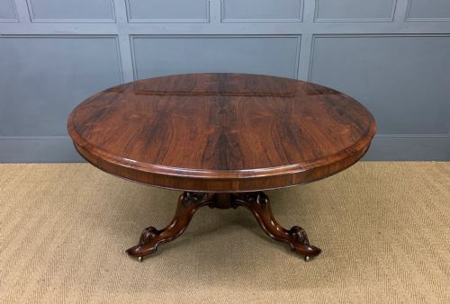 Victorian Rosewood Loo Table