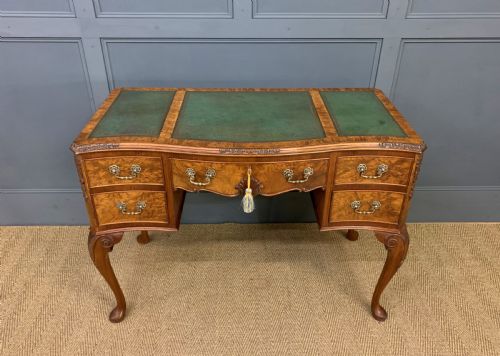 Burr Walnut Writing Desk