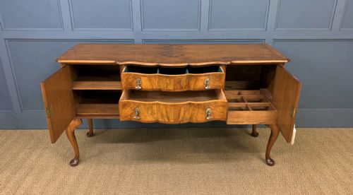 fig 2. Burr Walnut Sideboard by Waring and Gillow
