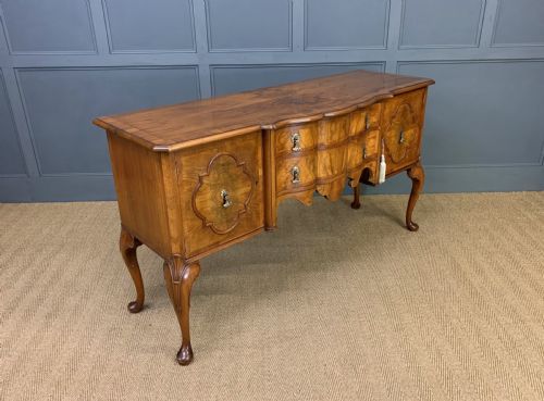 fig 4. Burr Walnut Sideboard by Waring and Gillow