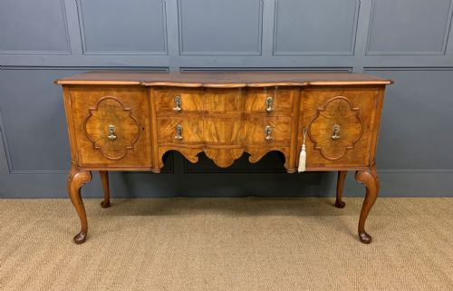 fig 5. Burr Walnut Sideboard by Waring and Gillow