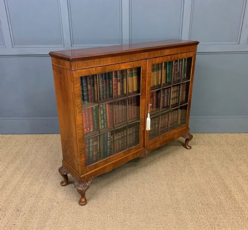 Burr Walnut Bookcase
