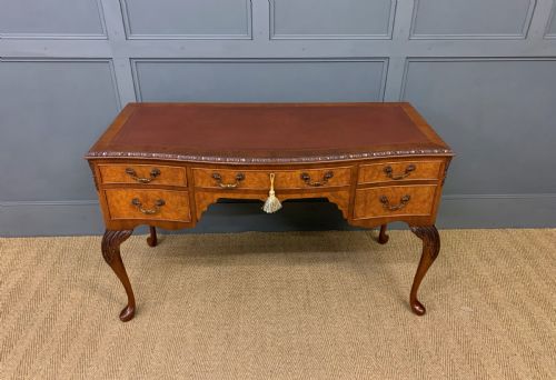 Burr Walnut Writing Desk