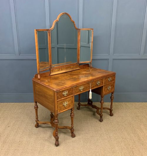 Burr Walnut Dressing Table