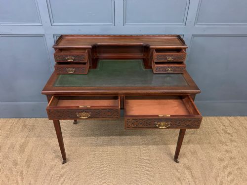 fig 3. Mahogany Writing Desk by Maple & Co