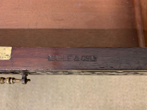 fig 4. Mahogany Writing Desk by Maple & Co