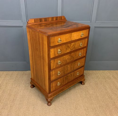 Burr Walnut Chest of Drawers