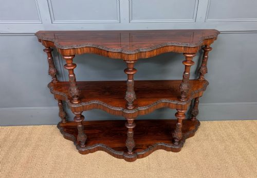 Victorian Rosewood 3 Tier Buffet