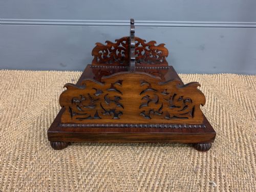 REGENCY PERIOD ROSEWOOD BOOK CARRIER - ADDITIONAL PHOTO 3