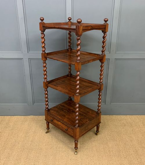 Victorian Rosewood Whatnot