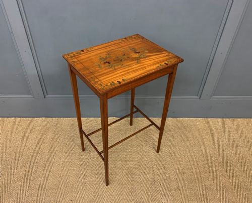 Inlaid Satinwood Occasional Table