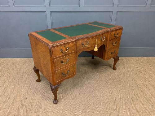 Burr Walnut Writing Desk