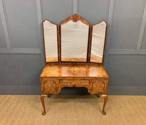 Burr Walnut Dressing Table