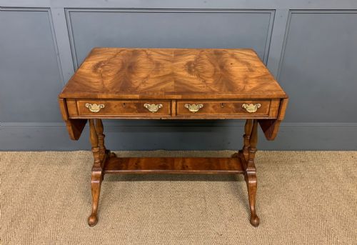 Burr Walnut Sofa Table