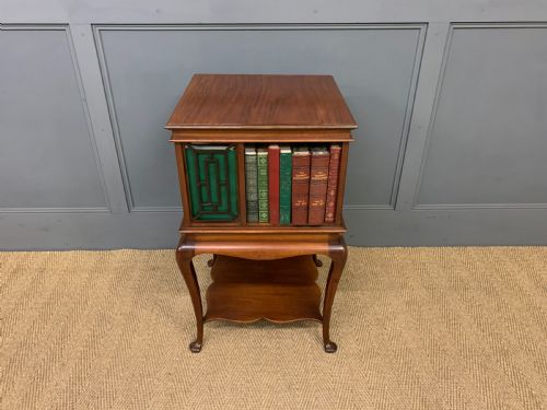 Mahogany Revolving Bookcase