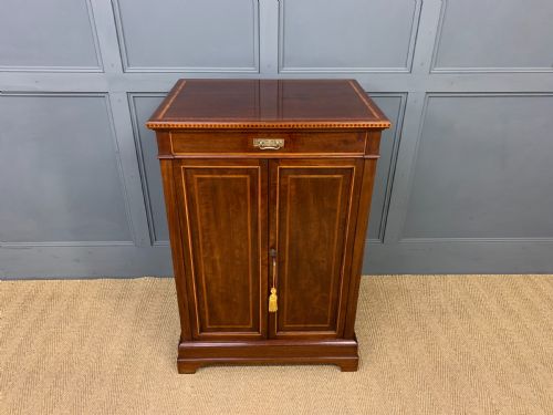 Howard and Sons Inlaid Mahogany Cabinet