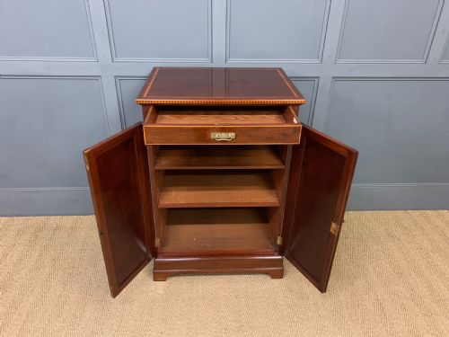 fig 3. Howard and Sons Inlaid Mahogany Cabinet