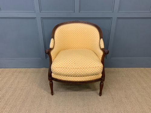Upholstered Neo-classical Design Armchair