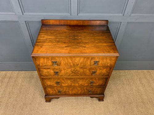 fig 1. Waring and Gillow Art Deco Burr Walnut Chest of Drawers