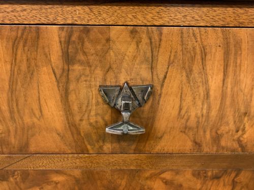 fig 2. Waring and Gillow Art Deco Burr Walnut Chest of Drawers