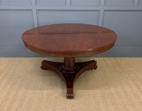 William IV Figured Mahogany Supper Table by Gillows