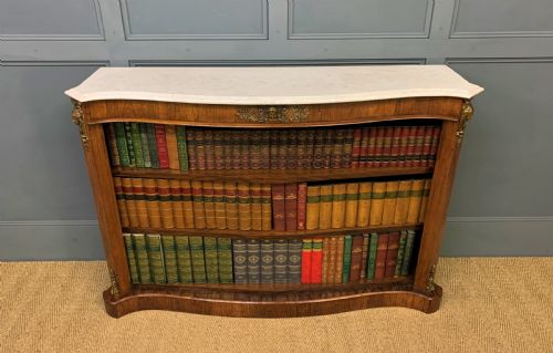 19th Century Rosewood Open Bookcase