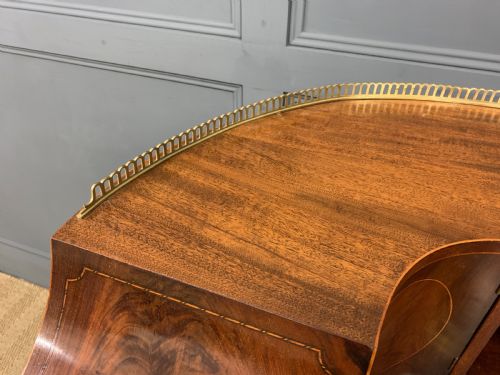 fig 4. Maple and Co. Inlaid Mahogany Carlton House Desk