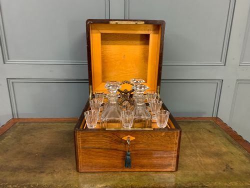 Victorian Rosewood Decanter Box