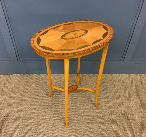 Inlaid Satinwood Occasional Table