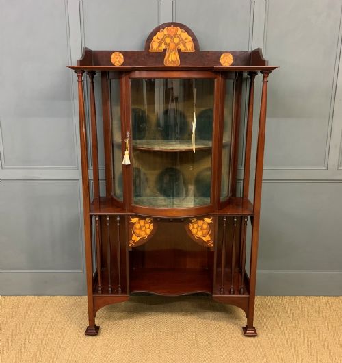 fig 1. Shapland and Petter Arts and Crafts Display Cabinet