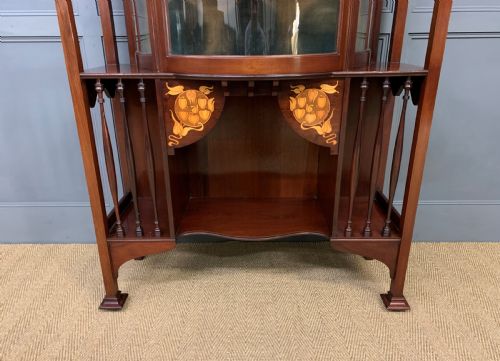 fig 2. Shapland and Petter Arts and Crafts Display Cabinet