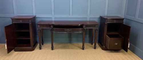 fig 2. Maple and Co Mahogany Dining Suite