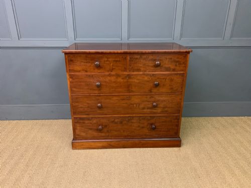fig 2. Holland and Sons Mahogany Chest of Drawers