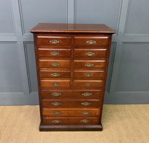 Victorian Collectors Chest of Drawers